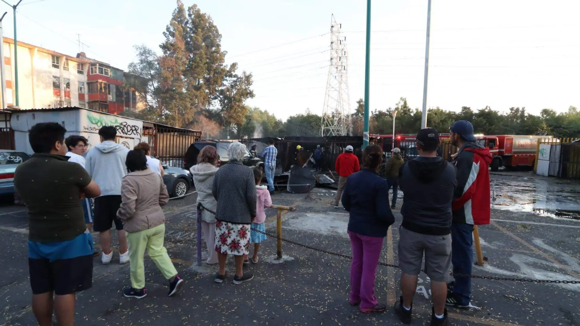 Incendio en Unidad Habitacional Iztacalco (4)